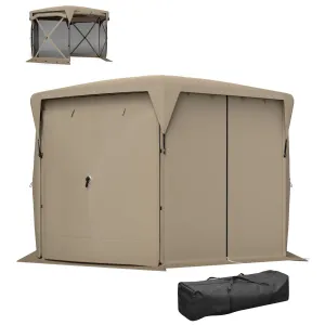 Rootz 3 x 3.5 Pop-Up Garden Tent - Pavilion - Gazebo - UPF30  Protection - 345cm x 300cm x 210cm