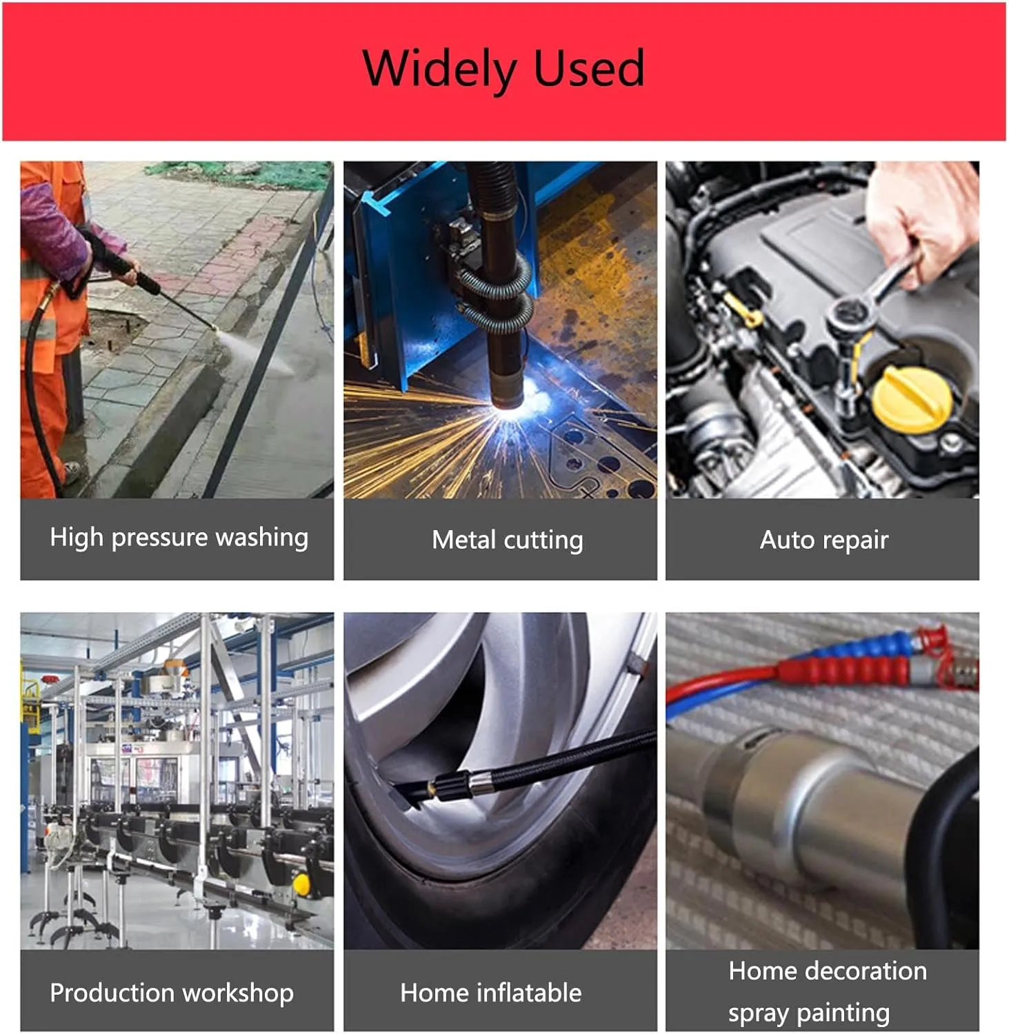 RSBFER Twin Welding Torch Hose, Oxygen Acetylene Hose, Red & Blue, Industrial Explosion-Proof Hose for Cutting & Welding,5m