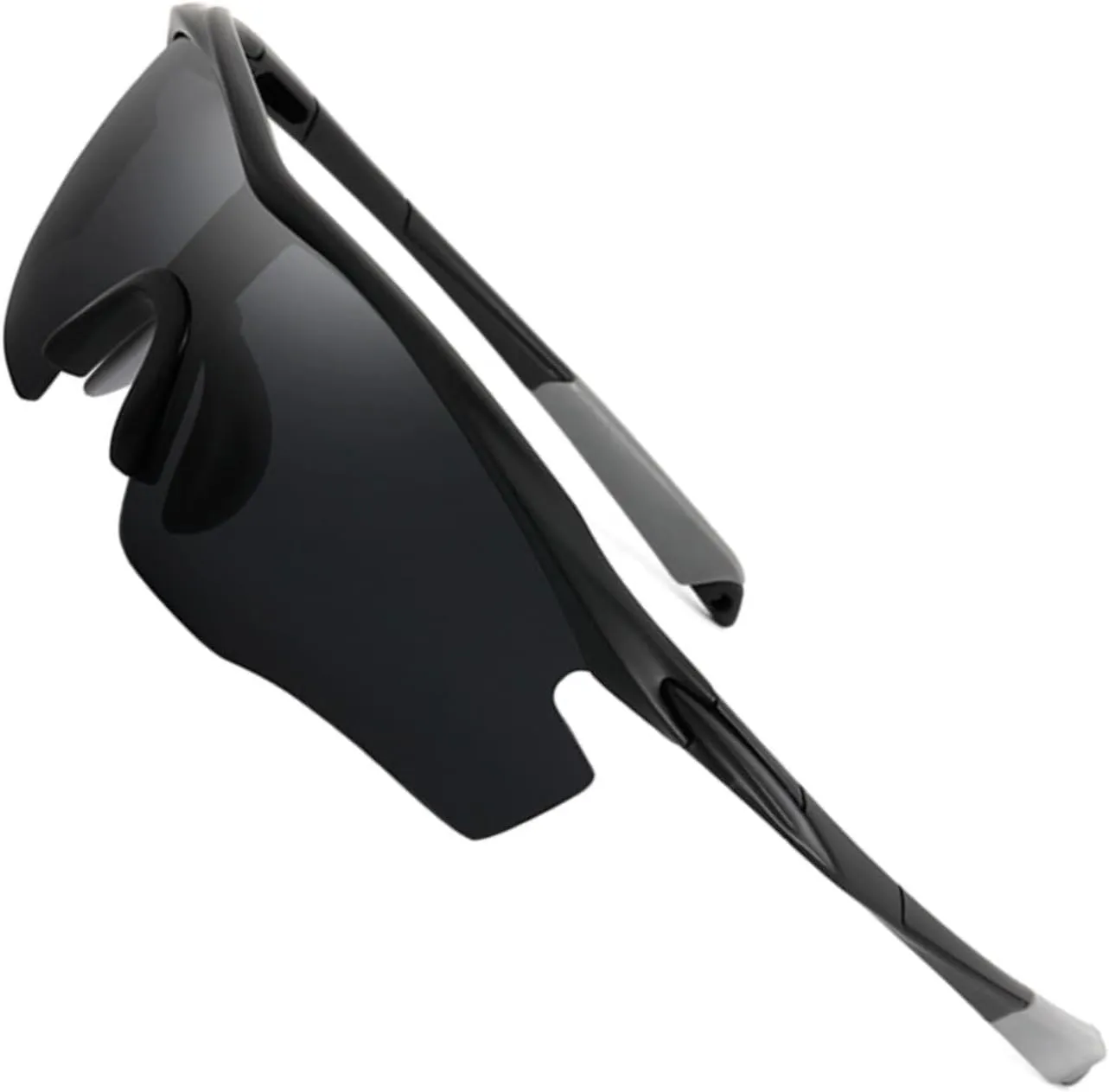 Running Sunglasses for men, Half-Frame One-Piece,Cycling Sunglasses, Windproof And Uv-Proof, Youth Baseball Sunglasses