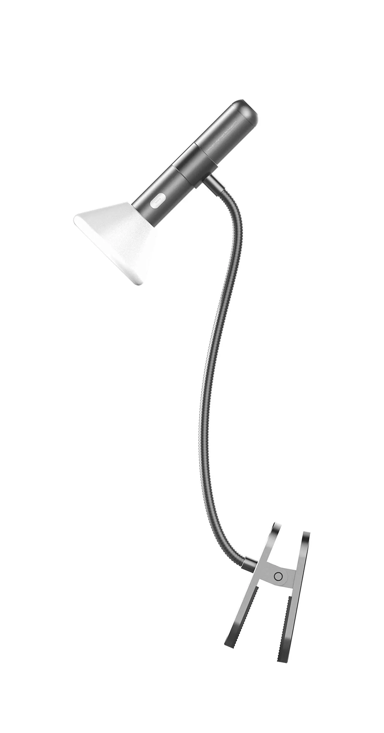 Rynx | Allocacoc Dimmable Led Clip-on Reading Lamp, Usb Rechargeable, Portable & Flexible Night Light