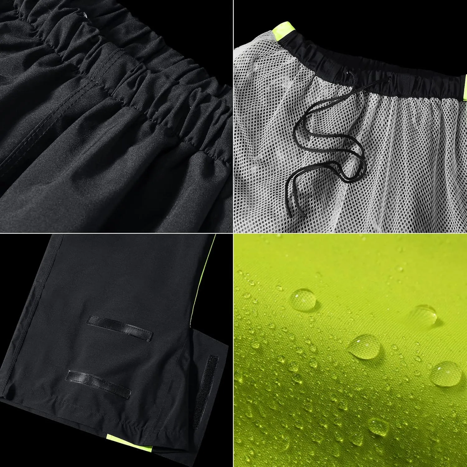 Scoyco Motorcycle Rain Suit Reflective Waterproof Rain Gear