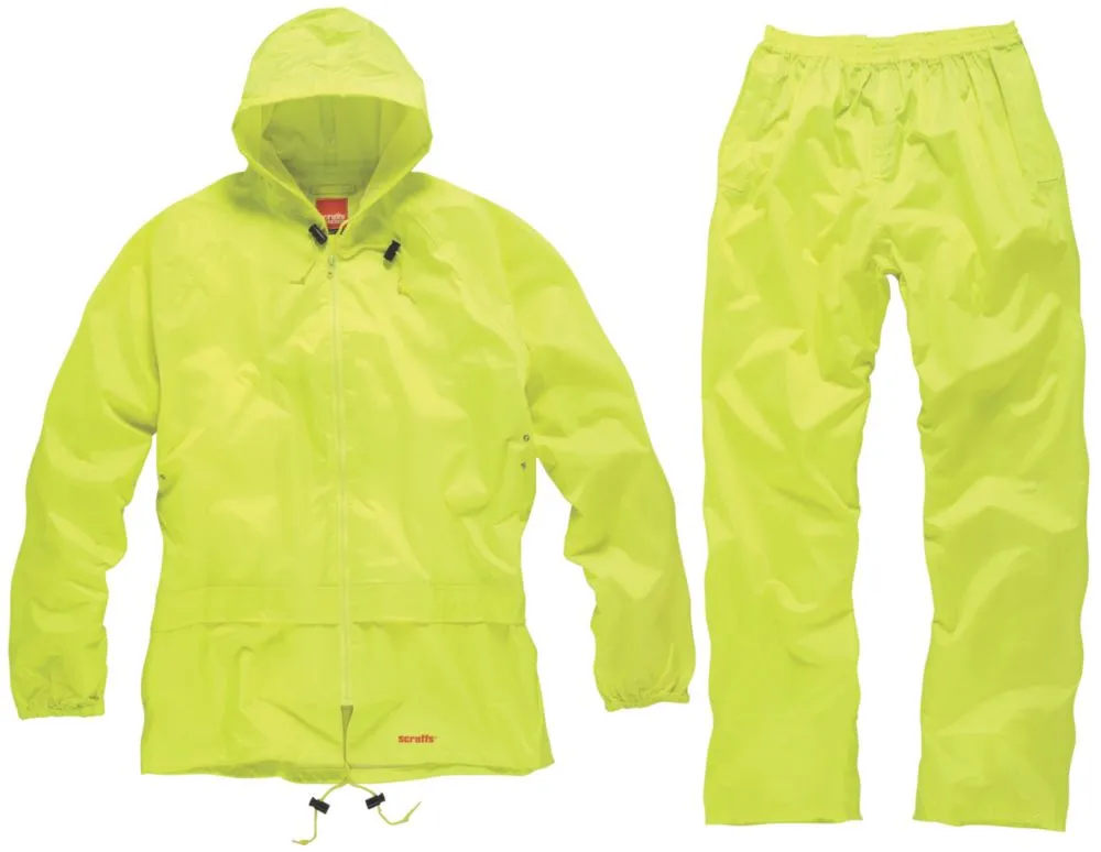 Scruffs T54556 Waterproof Suit Yellow X Large 46" Chest
