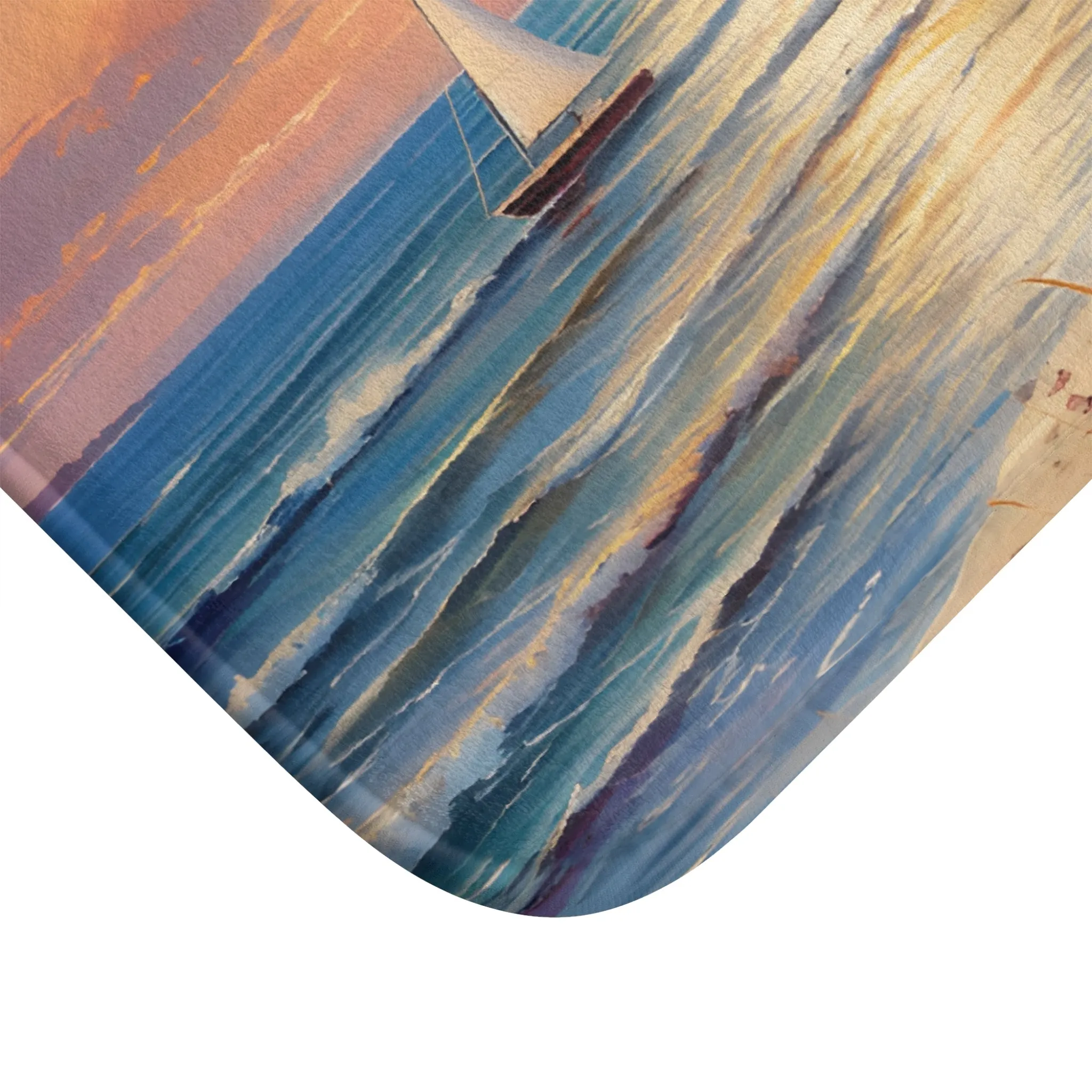Seaside Retreat Memory Foam Bath Mat