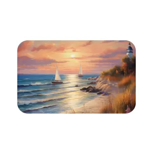 Seaside Retreat Memory Foam Bath Mat