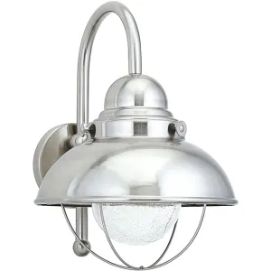 Sebring Brushed Stainless LED Outdoor Wall Lantern