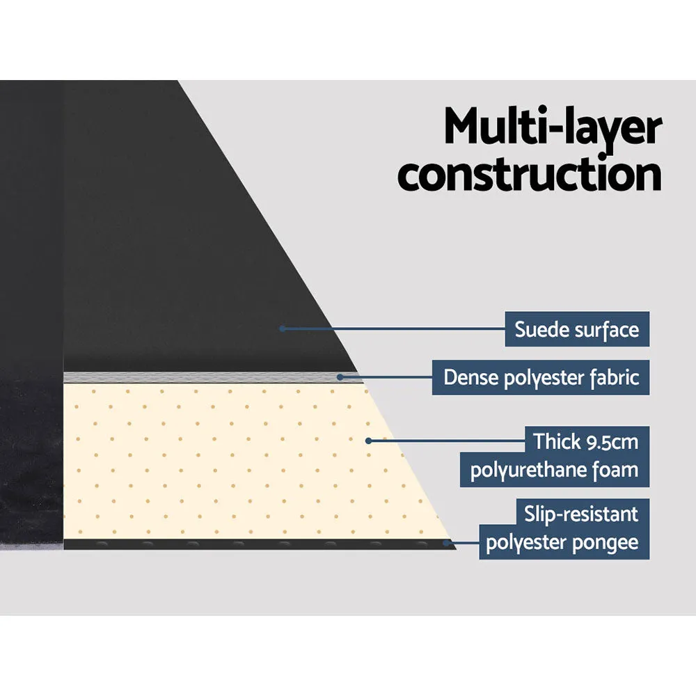 Self Inflating Camping Mattress, Single, Black