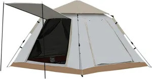 SFKLYU 3/4, 4/8 Person Instant Cabin Tent Portable Pop Up Tent Weatherproof Tent with Rainfly for Camping Hiking Mountaineering