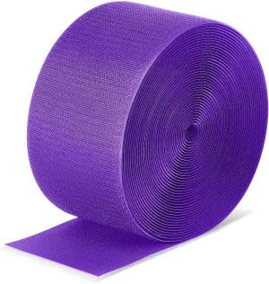Shappy 42 ft Gymnastics Mat Hook Fastener Gymnastics Mats for Tumbling 4" Wide Carpet Repair Nylon Hook for Carpet Bonded Foam Seams for Cheer Gym Floors