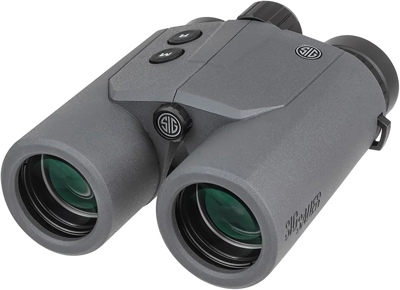 SIG SAUER Hunting Targeting Precise Versatile Anti-Reflection Illuminated Display Canyon 10x42mm Laser Rangefinding Binoculars, Gray
