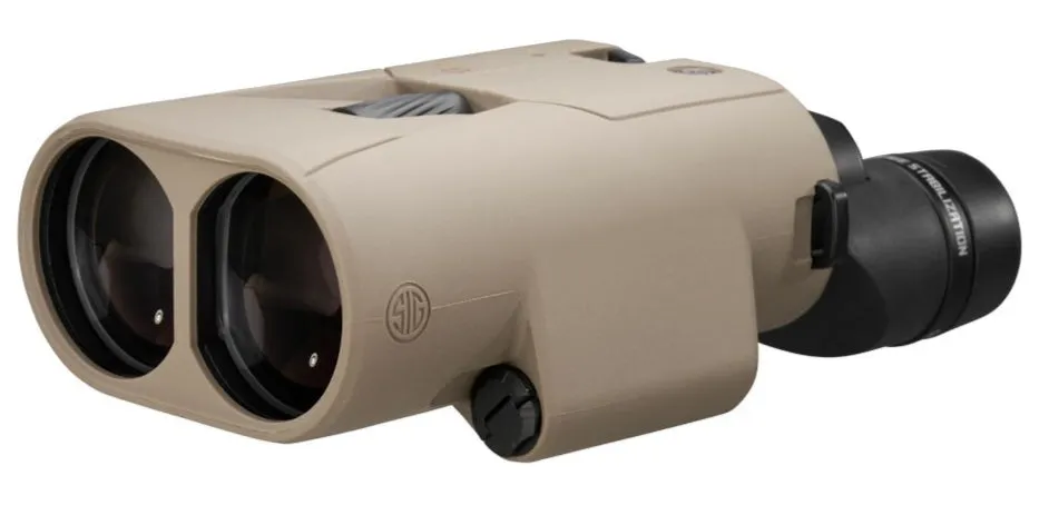 Sig Sauer ZULU6 HDX PRO 18x50mm Waterproof Fogproof Durable FDE Image Stabilized Binoculars (SOZ6WP1850)