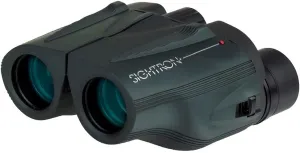 Sightron SI WP 10x25 Waterproof Binoculars, Compact 10x Magnification, 25mm Objective, Multi-Coated Lenses, BAK4 Prisms, Rubber Armored, Green (30009)