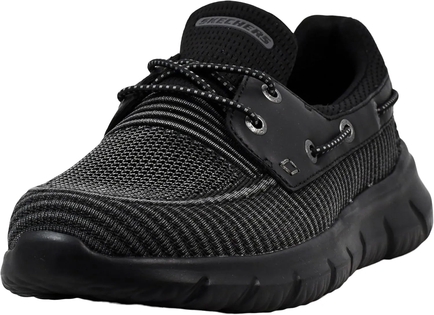 Skechers Men's Del Retto-Clean Slate Knitted Bungee Slip On