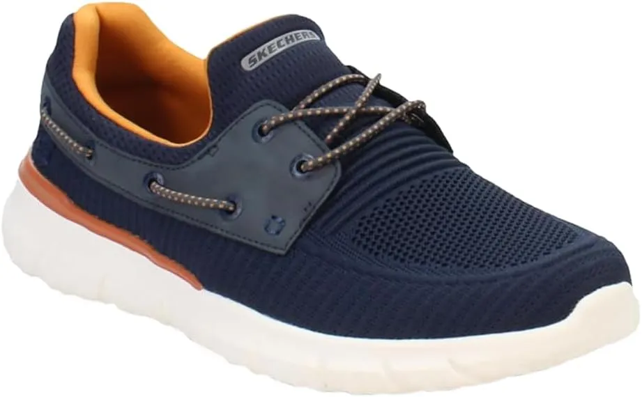 Skechers Men's Del Retto-Clean Slate Knitted Bungee Slip On