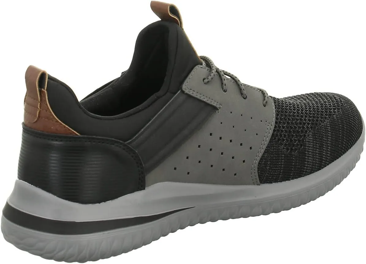 Skechers Men's Delson 3.0 - Cicada 210238 Knitted Bungee Lace Slip On