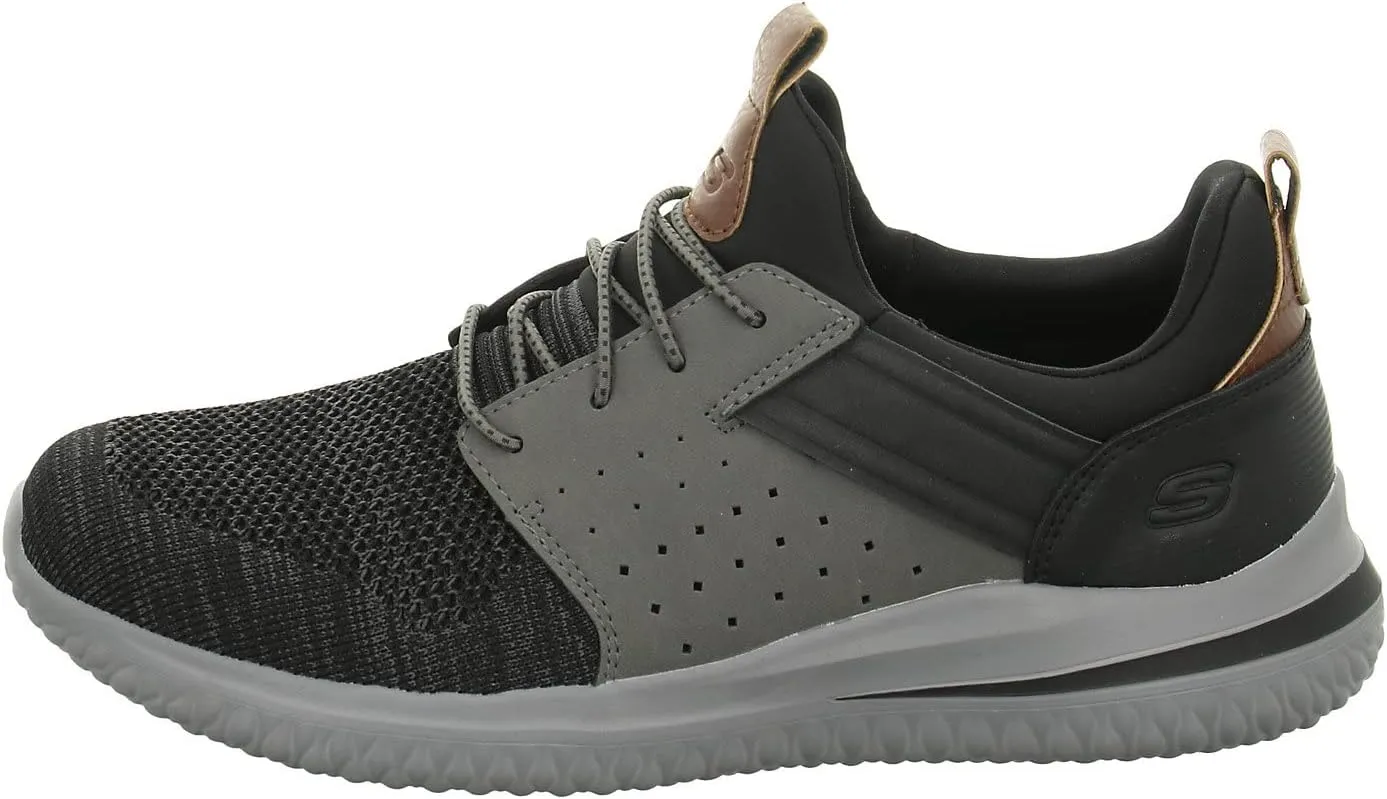 Skechers Men's Delson 3.0 - Cicada 210238 Knitted Bungee Lace Slip On