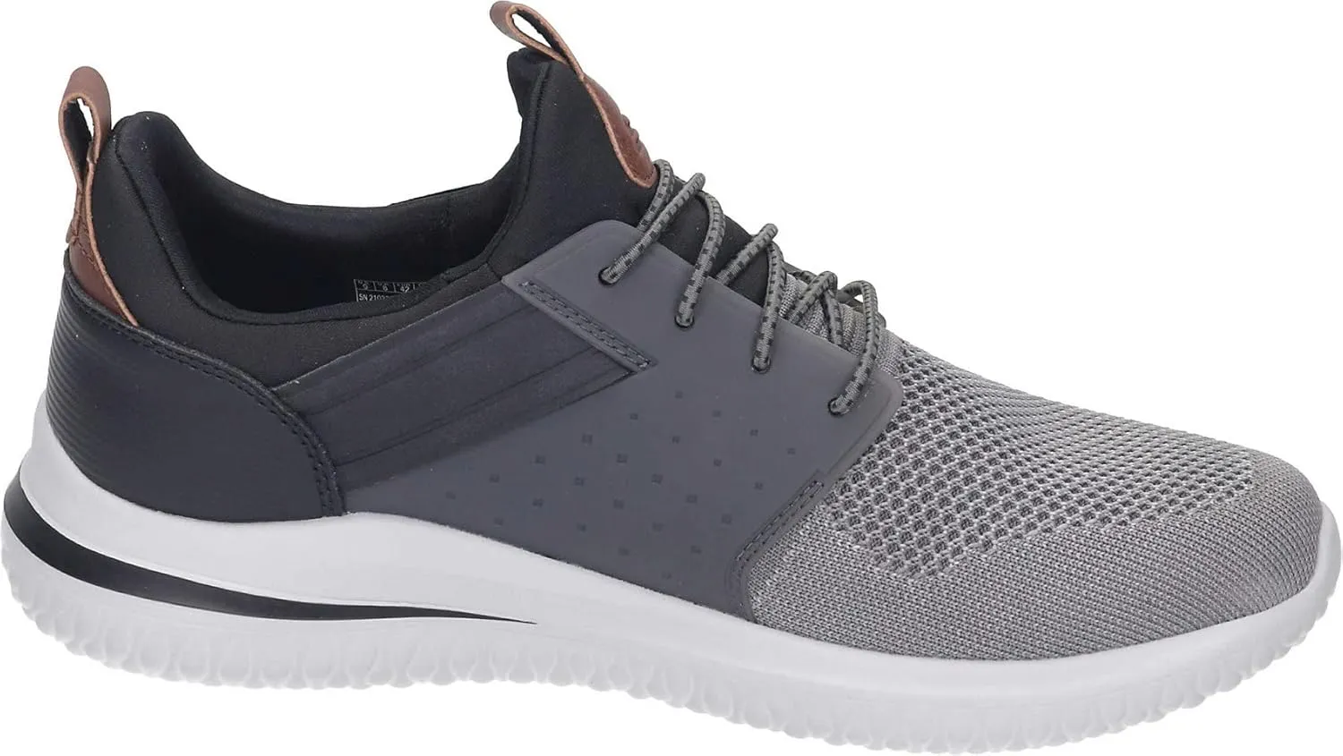 Skechers Men's Delson 3.0 - Cicada 210238 Knitted Bungee Lace Slip On