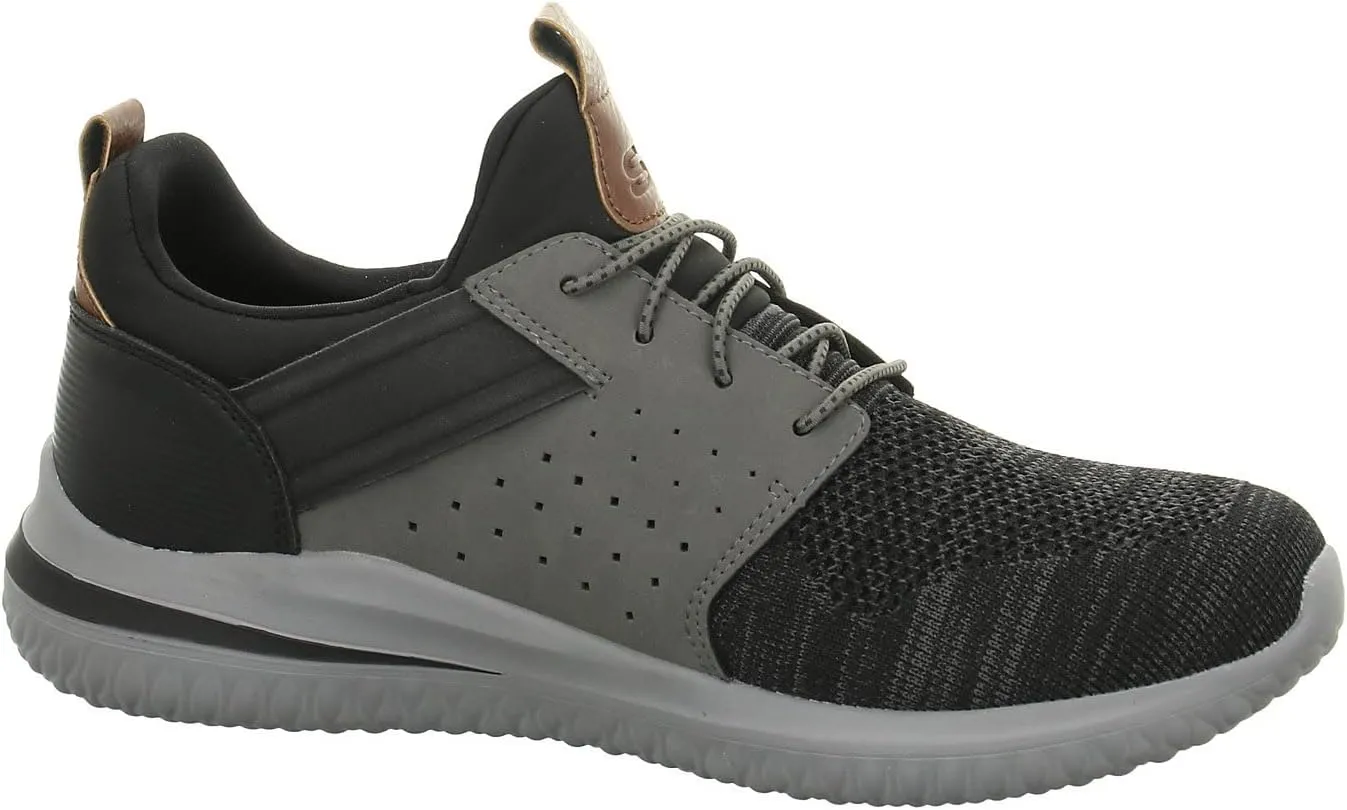 Skechers Men's Delson 3.0 - Cicada 210238 Knitted Bungee Lace Slip On