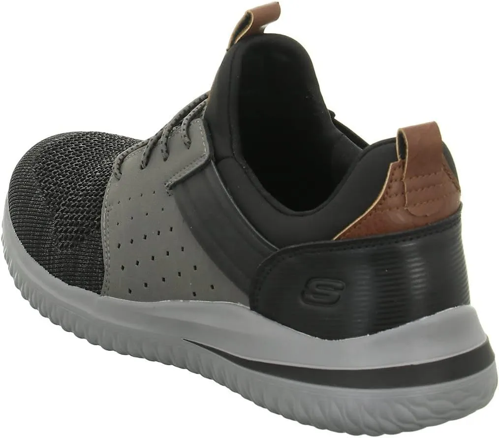 Skechers Men's Delson 3.0 - Cicada 210238 Knitted Bungee Lace Slip On