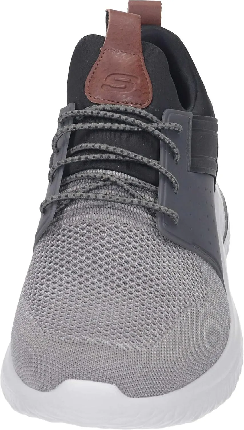 Skechers Men's Delson 3.0 - Cicada 210238 Knitted Bungee Lace Slip On