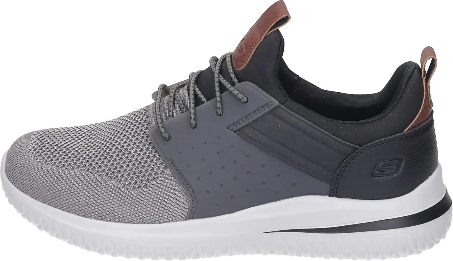 Skechers Men's Delson 3.0 - Cicada 210238 Knitted Bungee Lace Slip On