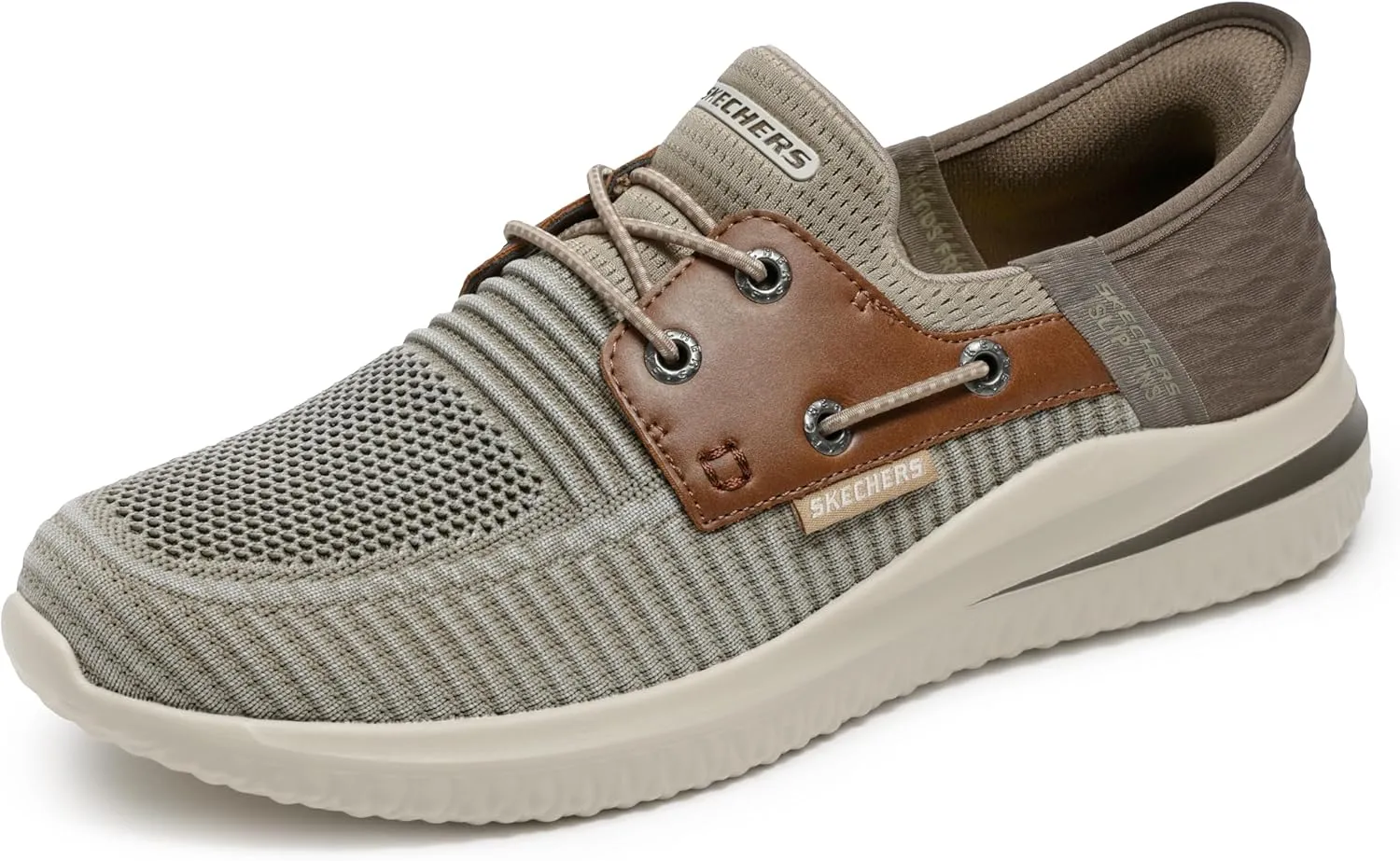 Skechers Men's Delson 3.0-Roth 210606 Low Profile Bungee Lace Slip-Ins