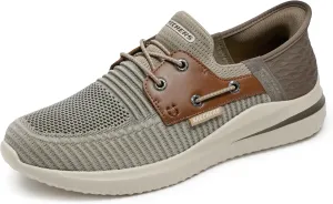 Skechers Men's Delson 3.0-Roth 210606 Low Profile Bungee Lace Slip-Ins