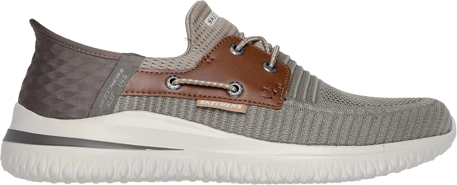 Skechers Men's Delson 3.0-Roth 210606 Low Profile Bungee Lace Slip-Ins