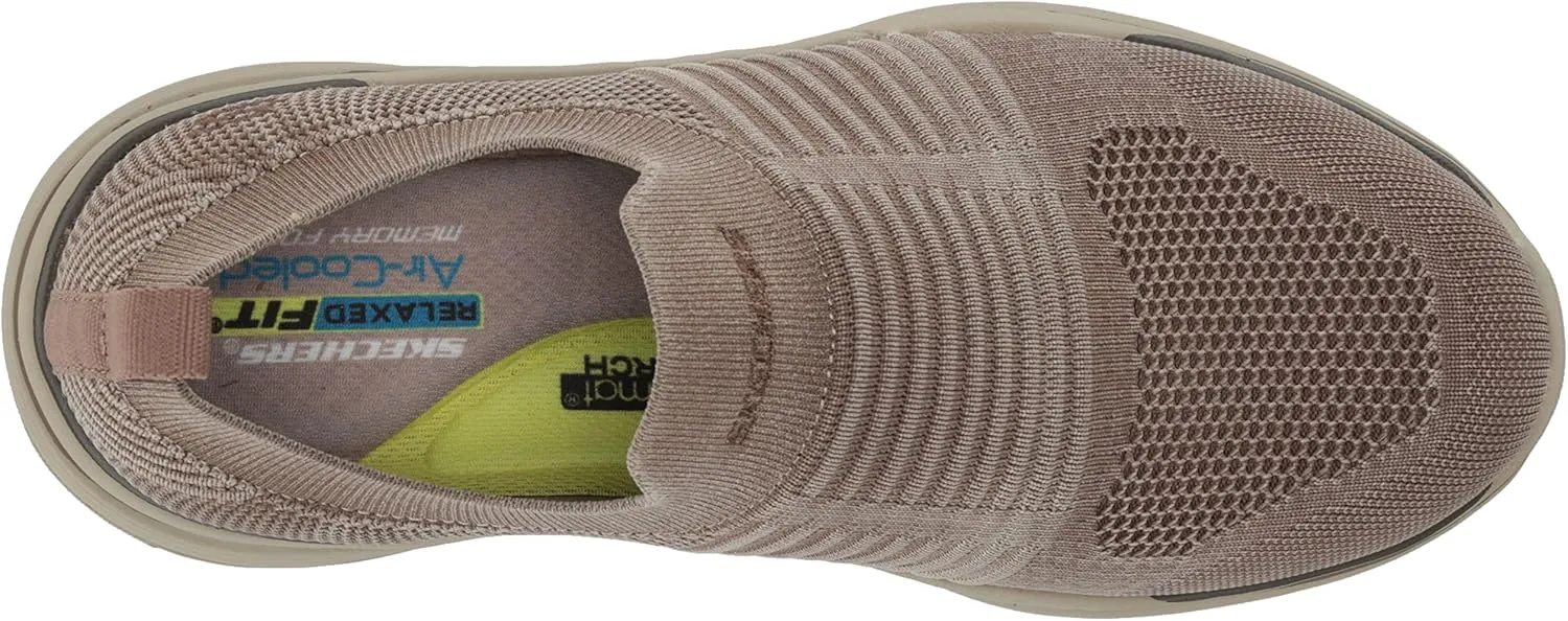 Skechers Men's Expected 2.0-Hersch Knitted Mesh Slip On