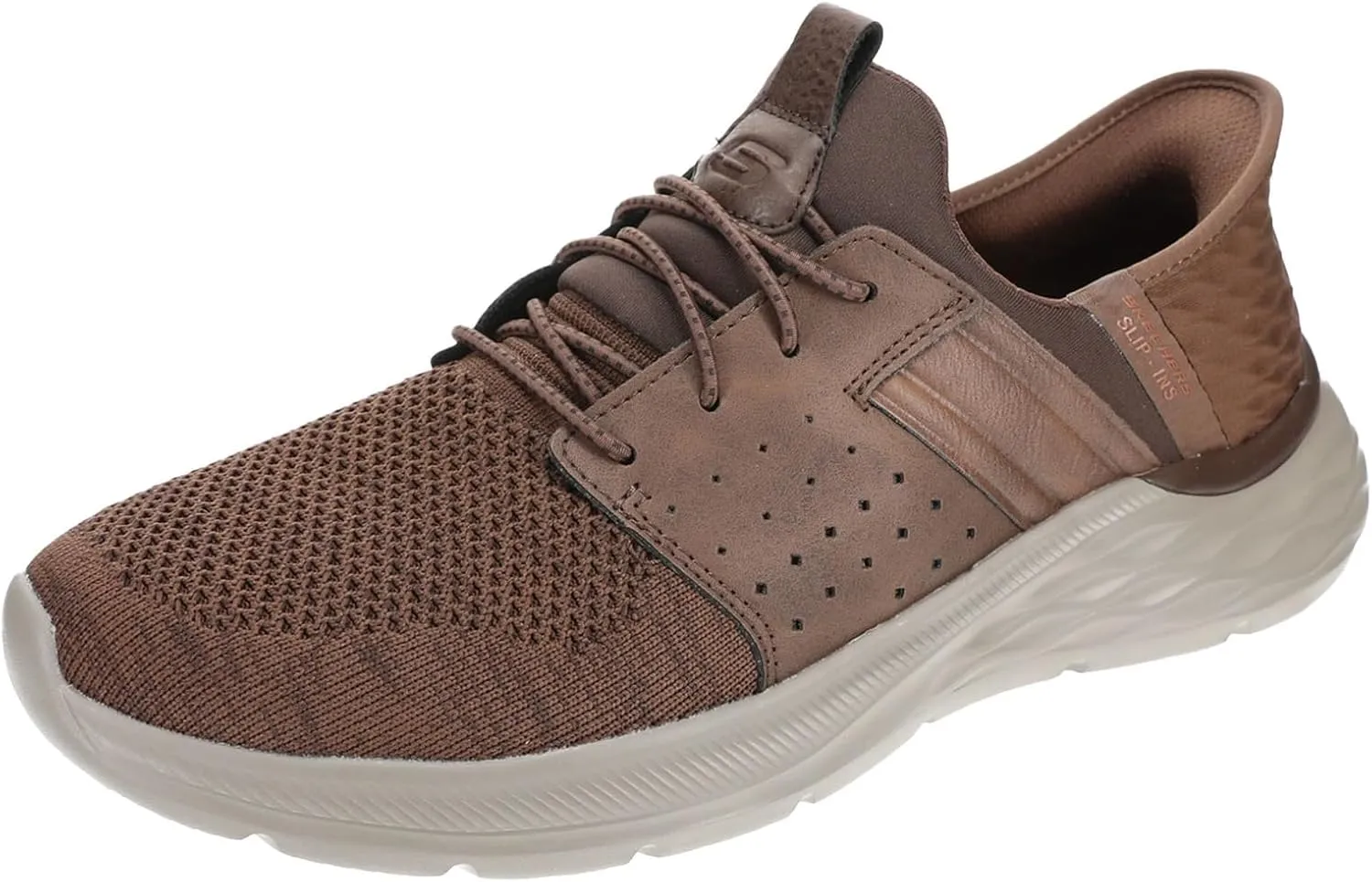 Skechers Men's Garner-Newick 210803 Low Profile Bungee Lace Slip-Ins