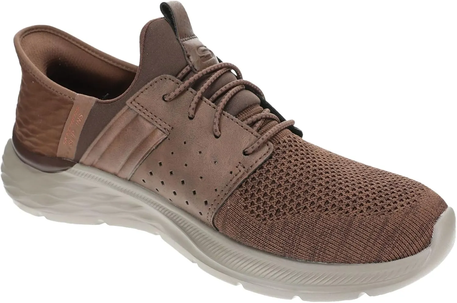 Skechers Men's Garner-Newick 210803 Low Profile Bungee Lace Slip-Ins