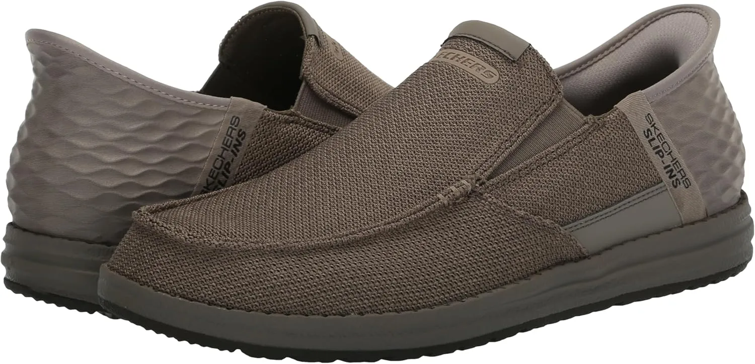 Skechers Men's Melson-Bentin 210596 Moc Toe Casual Slip-Ins