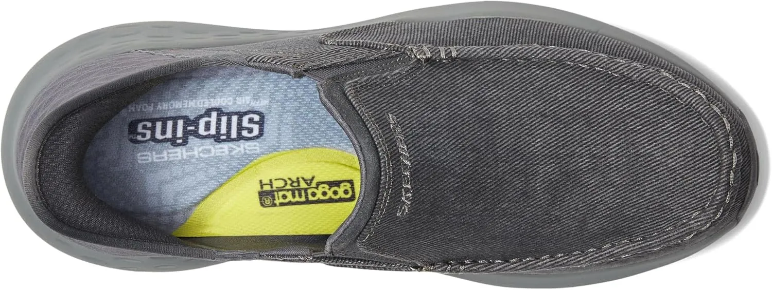 Skechers Men's Parson-Dewitt 204806 Twin Gore Moc Toe Slip-Ins