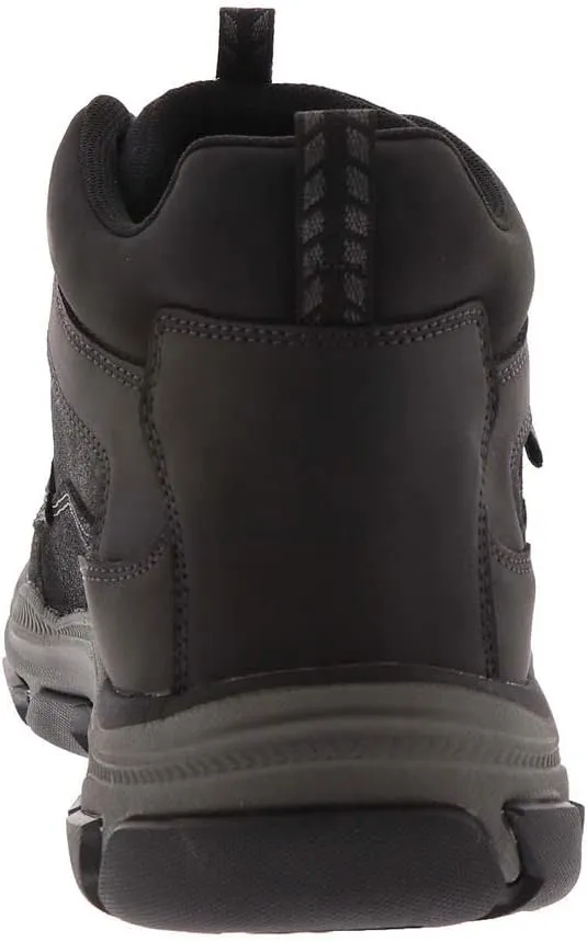 Skechers Men's Respected-Boswell 204454 Mid Top Leather Moc Toe Lace Up