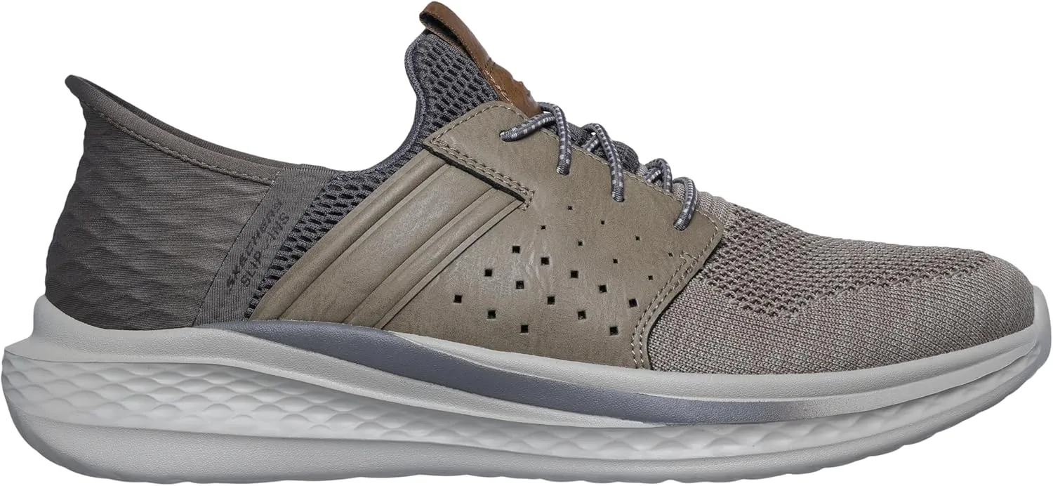 Skechers Men's Slade-Ocon 210811 Knitted Bungee Lace Slip-Ins