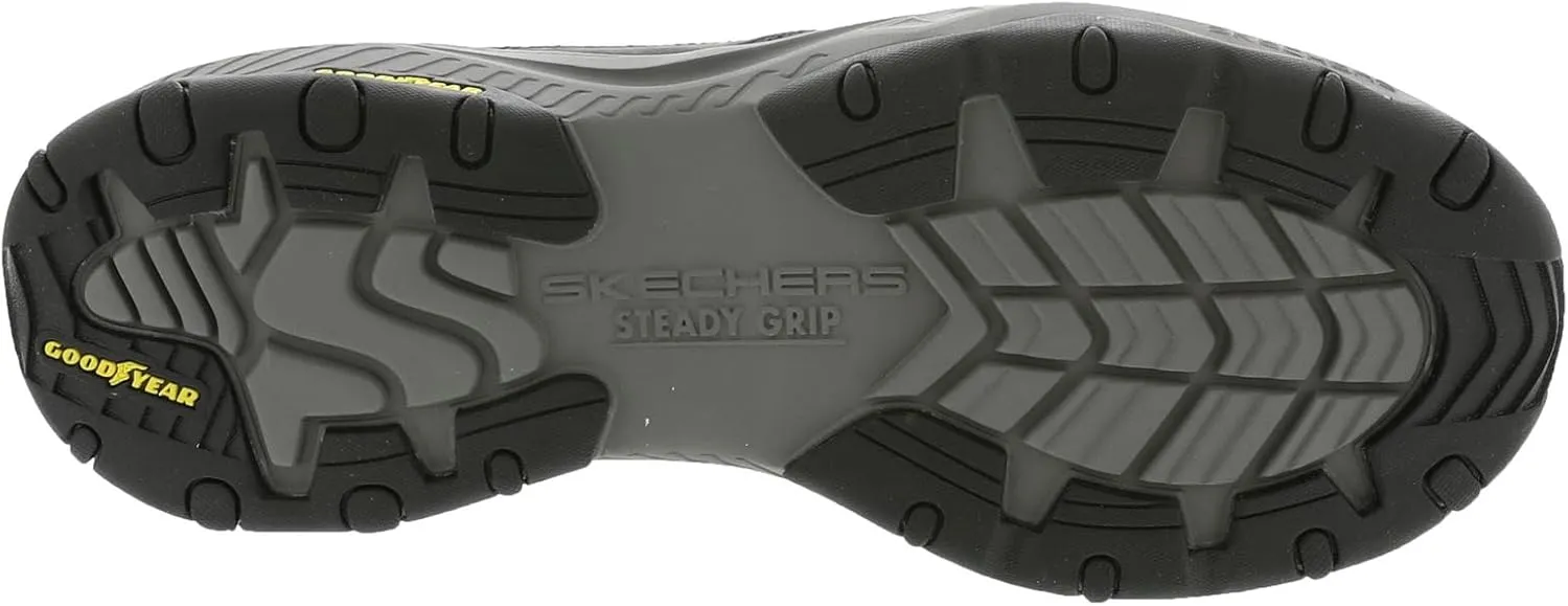 Skechers USA Men's Craster-Lanigan 204847 Twin Gore Round Toe Leather Slip-Ins