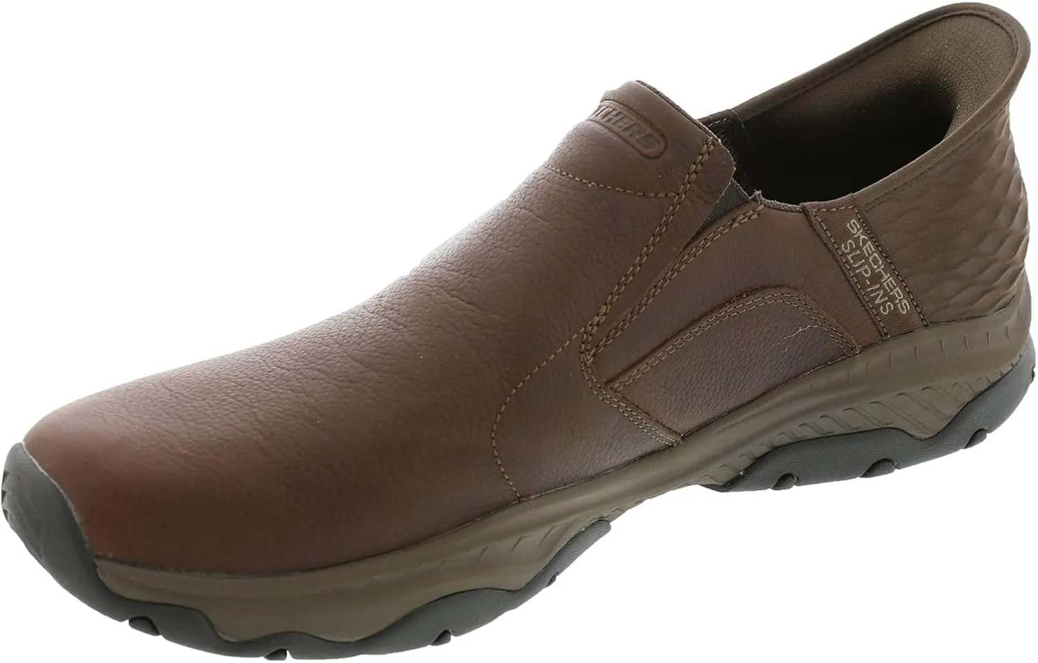 Skechers USA Men's Craster-Lanigan 204847 Twin Gore Round Toe Leather Slip-Ins