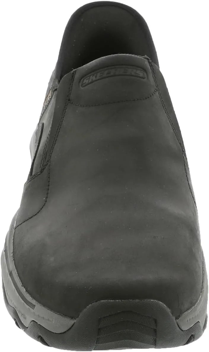 Skechers USA Men's Craster-Lanigan 204847 Twin Gore Round Toe Leather Slip-Ins