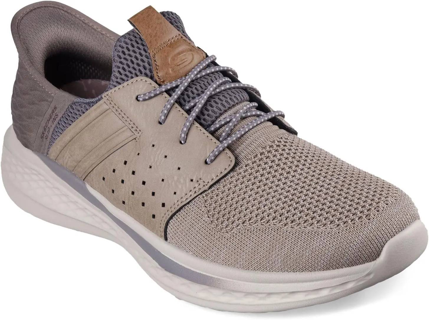 Skechers USA Men's Slade-Ocon 210811 Knitted Bungee Lace Slip-Ins