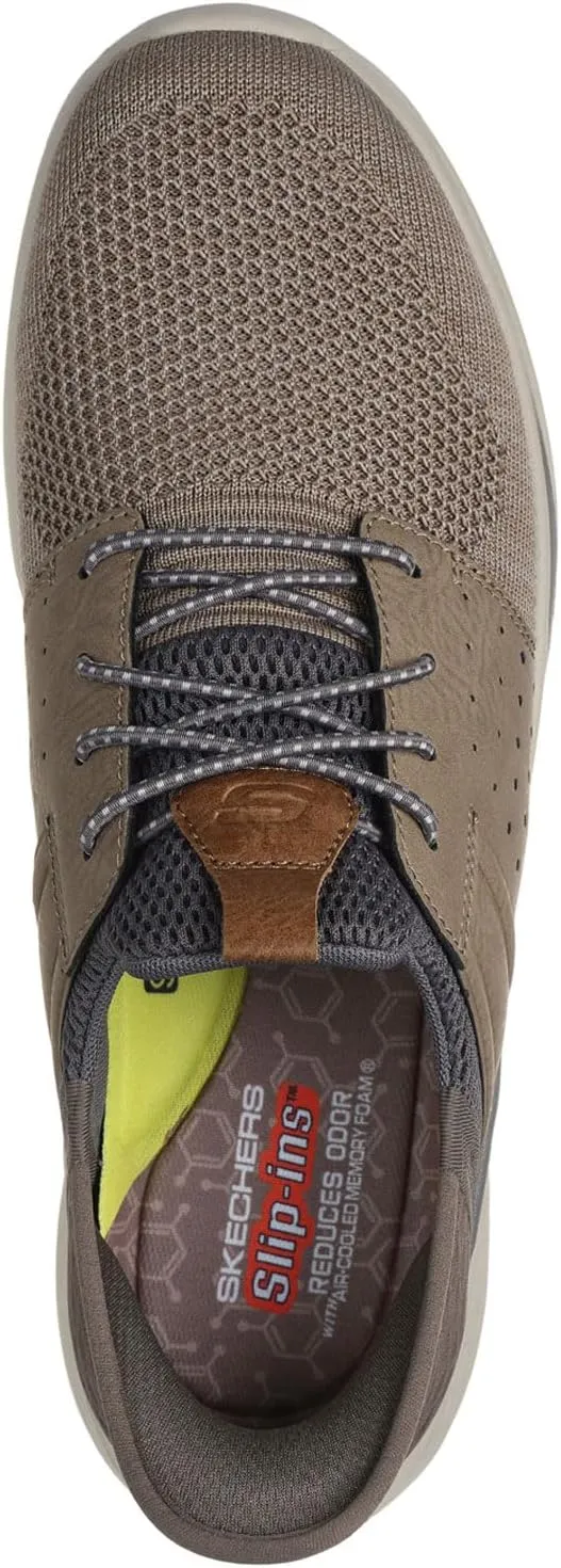 Skechers USA Men's Slade-Ocon 210811 Knitted Bungee Lace Slip-Ins