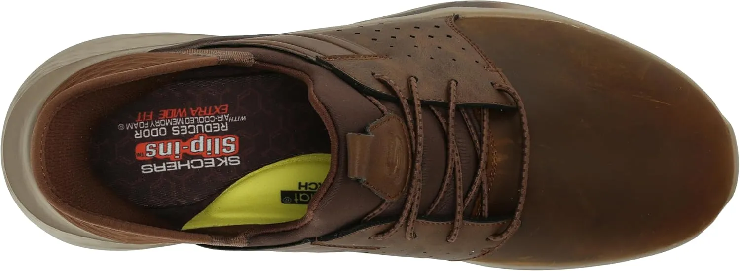 Skechers USA Men's Slade-Zachary Hands Free Slip-in Moccasin