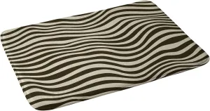 Society6 Bath Mat - Bathroom Decor by Megan Galante - Non-Slip Memory Foam Bathroom Rugs, Soft Microfiber, Machine Washable, 21" x 34", Galante Wavey I