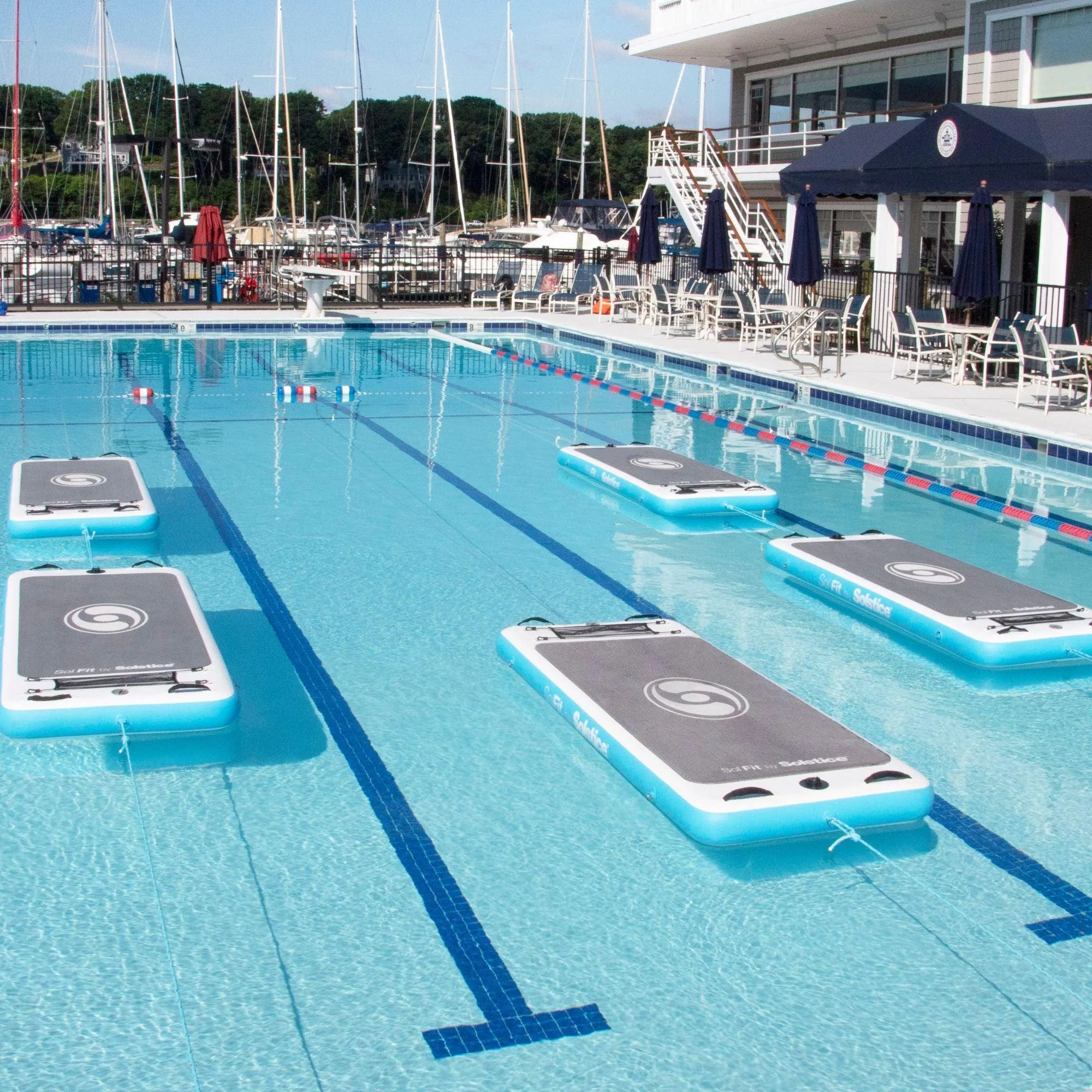 SolFit Inflatable Aquatic Fitness Mat