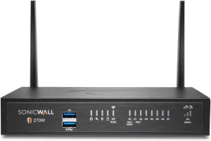 SonicWall TZ270 Wireless AC Network Security Appliance (02-SSC-2823) Bundled with a SonicWall 3 Year 24x7 Support for TZ270W (02-SSC-6645)