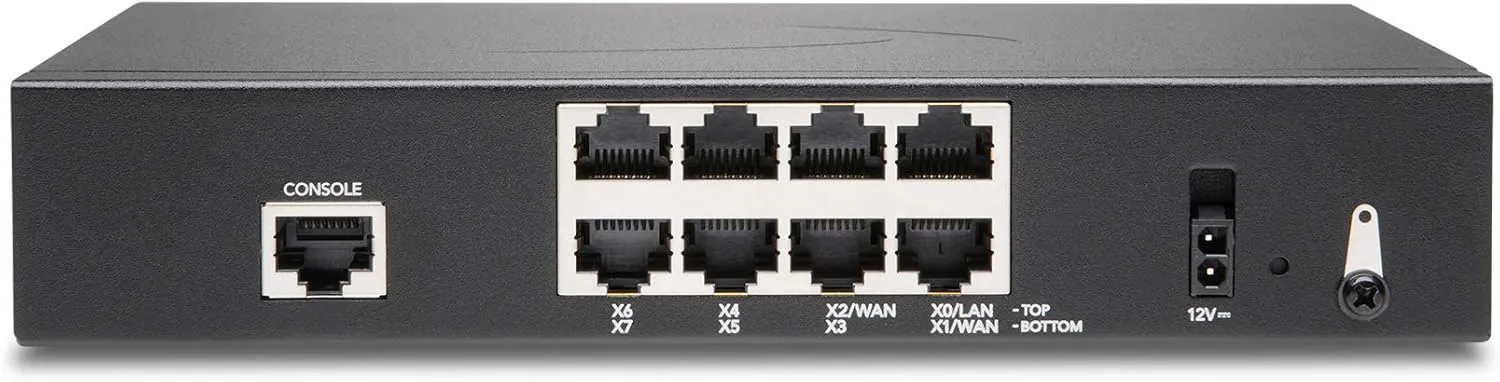 Sonicwall TZ370 Total Secure - 1YR Advanced Edition (02-SSC-6819) | TZ370 Network Security Appliance with 1 Year Advanced Protection Service Suite | Next-Generation Firewall