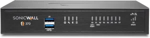 Sonicwall TZ370 Total Secure - 1YR Advanced Edition (02-SSC-6819) | TZ370 Network Security Appliance with 1 Year Advanced Protection Service Suite | Next-Generation Firewall