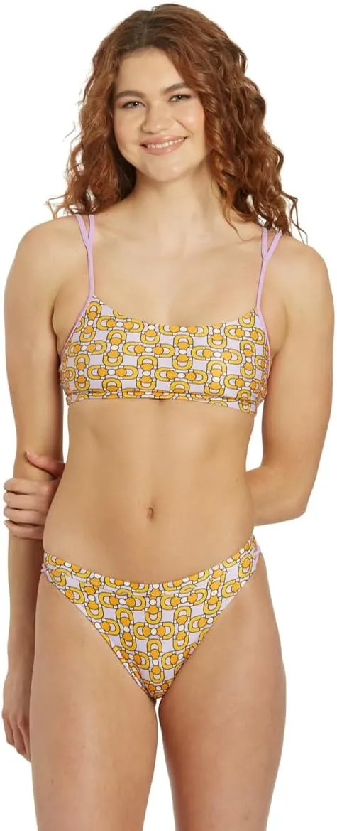 Sporti Hydrolast Women's Bikini Bottoms for Swimming,Surfing,Quick-Drying, Chlorine Proof,Printed Cheeky,Soft & Comfy Suit