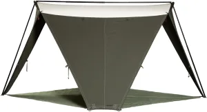 Springbar Leisure Port Canvas Canopy Shade Tent Convertible Pop-Up Shelter (OD Green)