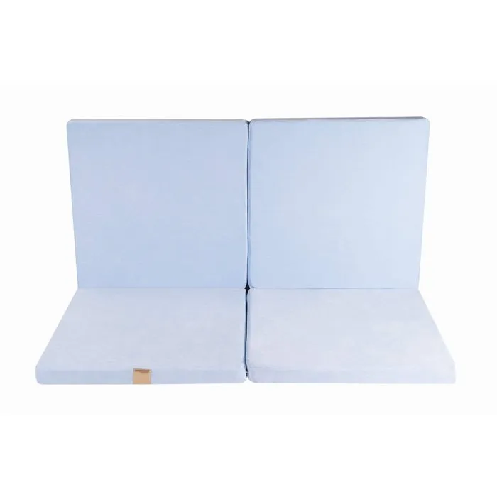 Square play mat - Light blue