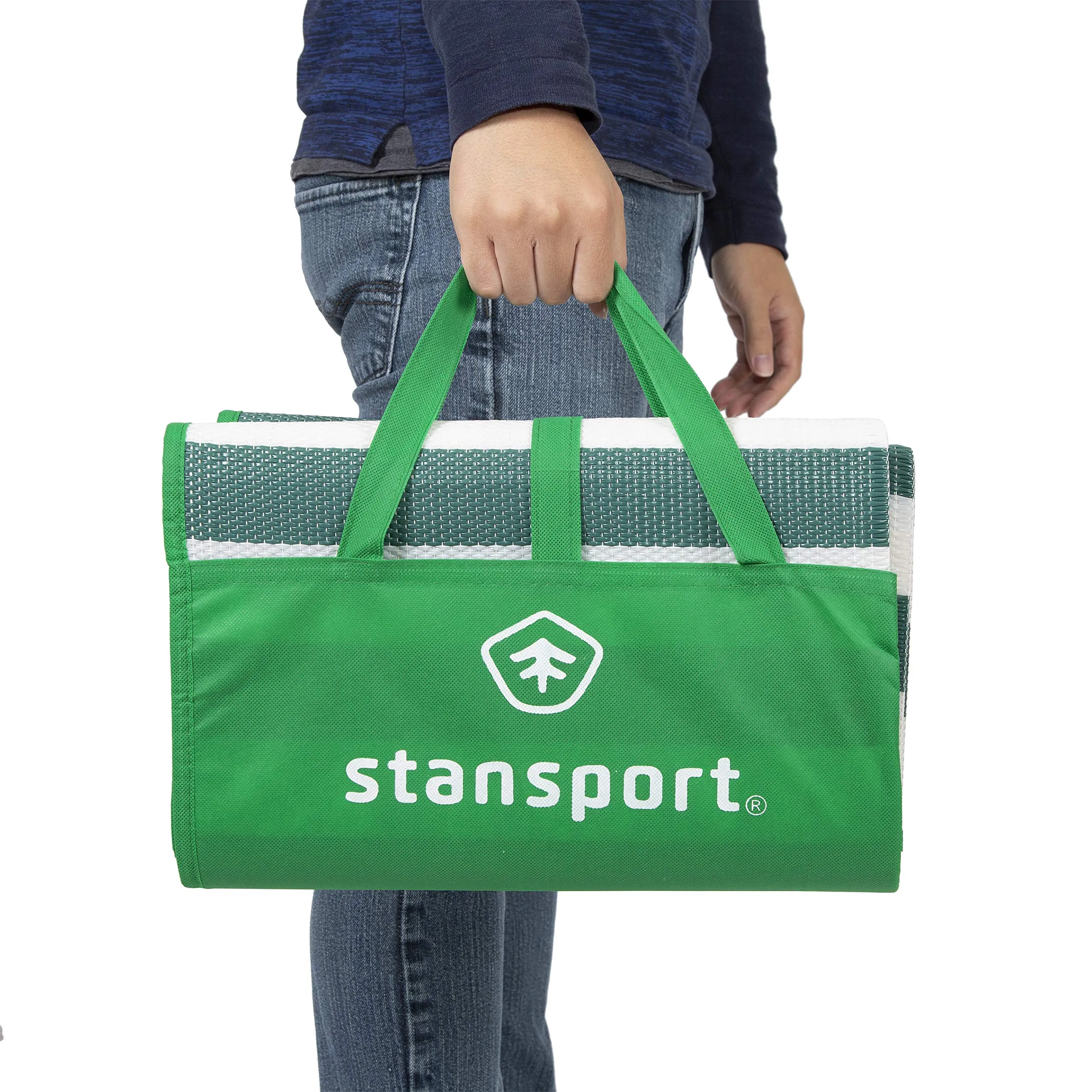Stansport Tatami Ground Mat - Green (507-10), 60" L x 78" W