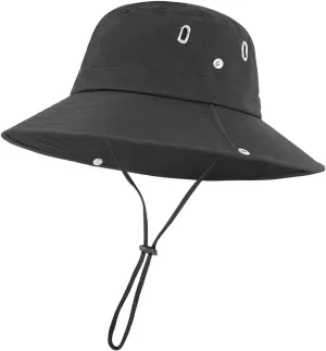 Summer Outdoor Fishing Hat Cowboy Fisherman Sunshade Hat Breathable Quick-Drying Uv-Proof Hiking Boonie Hat